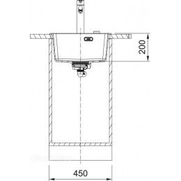 Мойка Franke 114.0696.191, MRG 610-39, черный матовый, Fragranite.