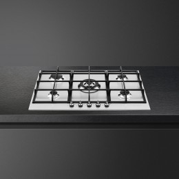 Встраиваемая газовая панель SMEG px375, 72,5 см, нержавеющая сталь