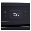Встраиваемый духовой шкаф Korting Crystal - 7 режимов, гриль, LED дисплей, черный, 59.8 х 59.5 х 56 см