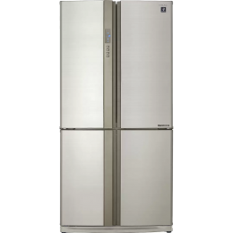 Холодильник Sharp sjex93pbe, отдельностоящий, 182x89.2x77 см, 556 л, No Frost, инвертор, ионизация, быстрое замораживание, LED.