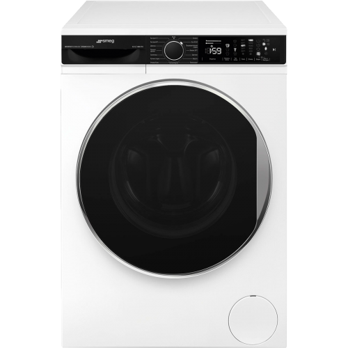 Стиральная машина SMEG 12 кг, 1400 об/мин, 15 программ, инверторный мотор, белая - купить в интернет-магазине