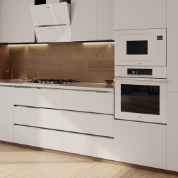 Встраиваемая микроволновая печь Korting KMI 825 TGW, 25 л, 900 Вт, гриль 1000 Вт, сенсорное управление, LED дисплей.