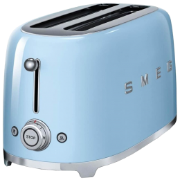 Тостер Smeg 50-х, 2 ломтика, нержавеющая сталь, автоматическая центровка, SKU: tsf02pbeu