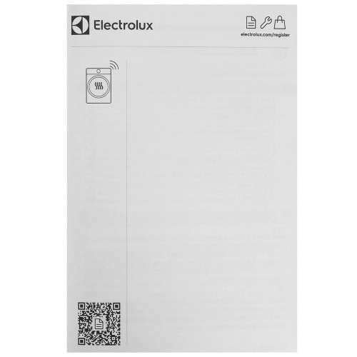 Сушильный барабан ELECTROLUX с тепловым насосом, 8 кг, 12 программ, инверторный мотор, белый, 63.8 см
