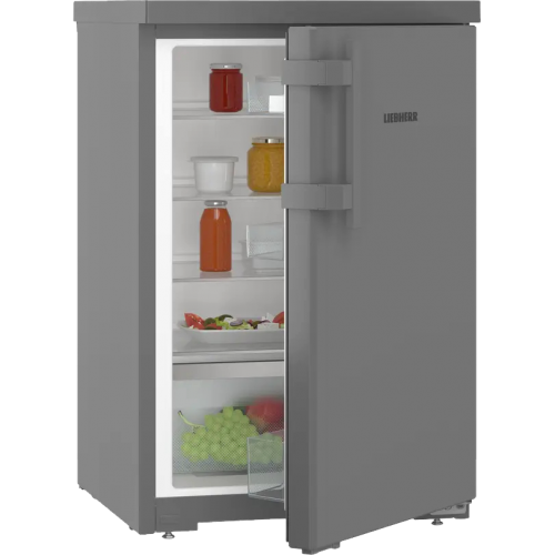 Холодильник Liebherr Pure 125л, однокамерный, 85x55x60.7 см, Dark Grey, с ручками-толкателями