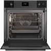 Встраиваемая электрическая духовка SMEG Linea 60 см - Многофункциональный духовой шкаф с паром, 11 функций, черное стекло Deep Black