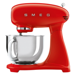 Миксер Smeg SMF03RDEU, 4.8 л, красный, 10 скоростей, планетарный