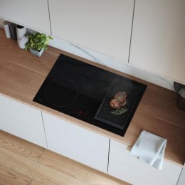 Варочная панель ASKO HI2842FBG1, 80 см, индукция, 4 конфорки, сенсорное управление, Booster, Bridge, таймер.