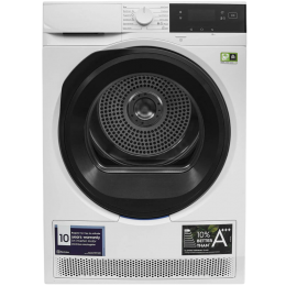 Сушильная машина Electrolux EW7D385UCE, 8 кг, тепловой насос, 12 программ, белая, глубина 63.8 см
