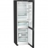 Холодильник LIEBHERR Plus с системой EasyFresh, NoFrost, 3 контейнера, высота 201,5 см, ширина 60 см, глубина 67,5 см, класс ЭЭ A++, черные двери BlackSteel, дисплей на двери