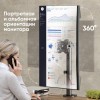 Кронштейн для монитора ONKRON 13-34 с наклоном -85°/+45°, поворотом 360°, струбциной и вертикальным перемещением до 380мм, нагрузка до 10кг