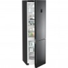 Холодильник LIEBHERR Plus с системой EasyFresh, NoFrost, 3 контейнера, высота 201,5 см, ширина 60 см, глубина 67,5 см, класс ЭЭ A++, черные двери BlackSteel, дисплей на двери