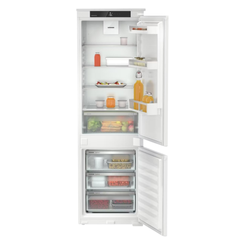 Встраиваемый холодильник LIEBHERR Pure 178 см с сенсорным дисплеем, EasyFresh и SmartFrost - ЭЭ класс F