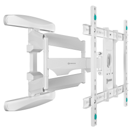 Кронштейн ONKRON M6L white 40-75 VESA до 400x600, наклон -5°/+8°, поворот ±140°, макс. нагрузка 45,5 кг.