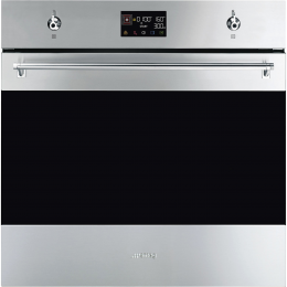 Встраиваемый духовой шкаф SMEG SO6302M2X, 60 см, СВЧ, нержавеющая сталь, 11 функций, паровая очистка.