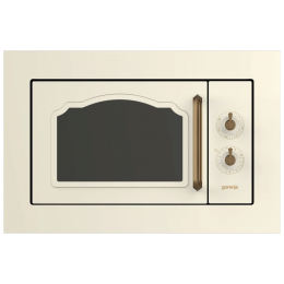 GORENJE BM235CLI, встраиваемая микроволновая печь, 23 л, гриль, 800 Вт, бежевая