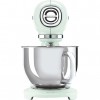 Планетарный миксер SMEG 1000 Вт, 4.8 л, 10 скоростей, пастельный зеленый - стиль 50-х годов