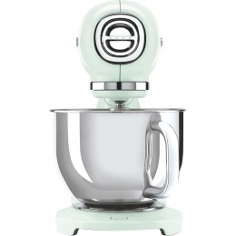Планетарный миксер SMEG SMF05PGEU, 1000 Вт, 4.8 л, 10 скоростей, пастельный зеленый
