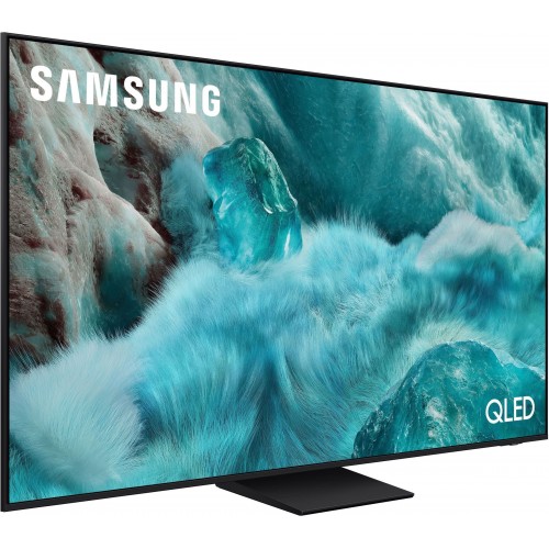 Телевизор ЖК 55'' Samsung/ 55", QLED, Ultra HD, Tizen Smart TV, HDR10+, Wi-Fi, Voice, DVB-T2/C/S2, Bluetooth, CI+(1.4), 20W, OTS Lite, 3HDMI, 2USB, Titan Gray 2025