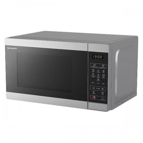 Микроволновая печь Sharp 20 л, 800 Вт, эмаль, серебристый - компактная и мощная модель 440x258x324 мм