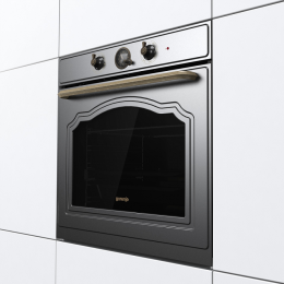Духовой шкаф Gorenje BOS67372CLB, 77 л, механическое управление, 3 стекла, термослой, динамическое охлаждение, макс. 300 °C.