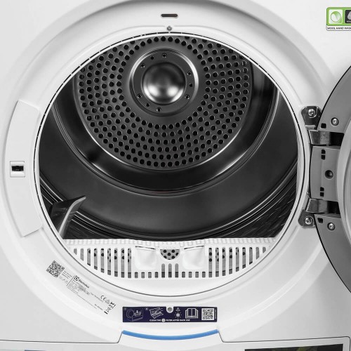Сушильный барабан ELECTROLUX с тепловым насосом, 8 кг, 12 программ, инверторный мотор, белый, 63.8 см