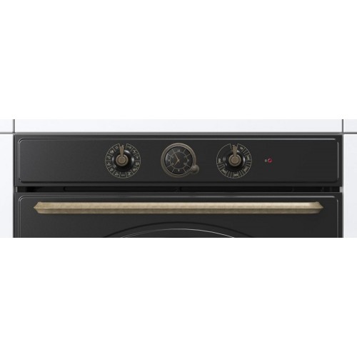Духовой шкаф Gorenje Classico 77 л с механическим управлением, термослойным стеклом и телескопическими направляющими
