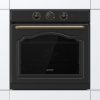 Духовой шкаф Gorenje Classico 77 л с механическим управлением, термослойным стеклом и телескопическими направляющими