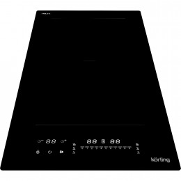 Варочная панель KORTING HIB 35900 HID, индукционная, 30 см, 2 конфорки, слайдерное управление, таймер, автоматическое отключение.