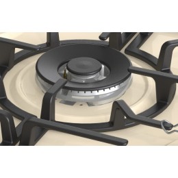 Газовая варочная панель Gorenje GW7C51CLI, 75 см, 5 конфорок, вок-горелка, цвет слоновая кость