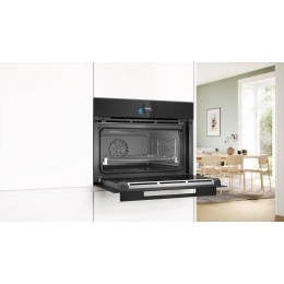 BOSCH CSG958DB1 - Компактный духовой шкаф с паром, 24 режима, 4-слойное остекление, Home Connect.