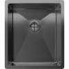 Rivelato Rinox 3844 UN PVD black Мойка нерж.сталь 1 чаша 380*440*200 мм, монтаж: универсальный, материал: нержавеющая сталь, цвет: черный