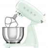 Планетарный миксер SMEG 1000 Вт, 4.8 л, 10 скоростей, пастельный зеленый - стиль 50-х годов