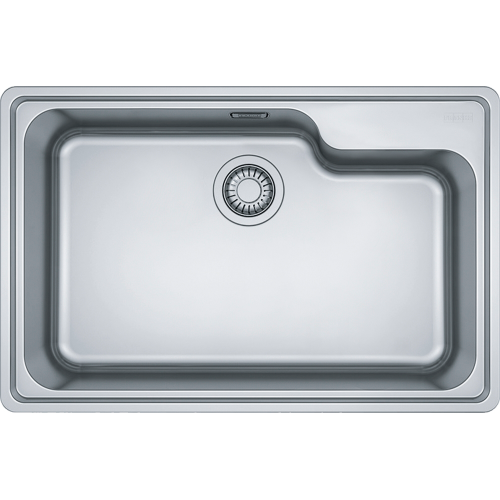 Мойка Franke 101.0689.946 Best, Серия BELL - BCX 610-74 TL, 740 x 480 mm, скрытый перелив, крепления FastFix