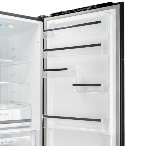 Холодильник Delonghi 1950x600x658 мм, 344 л, сенсорное управление, Total Frost Free, Fresh Zone, инверторный компрессор