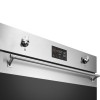 Встраиваемая электрическая духовка SMEG 60 см с СВЧ, 11 функций, паровая очистка, нержавеющая сталь - Коллекция Classica