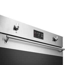 Встраиваемый духовой шкаф SMEG SO6302M2X, 60 см, СВЧ, нержавеющая сталь, 11 функций, паровая очистка.