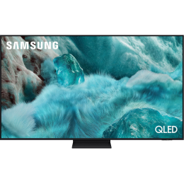 Телевизор ЖК 55'' Samsung/ 55", QLED, Ultra HD, Tizen Smart TV, HDR10+, Wi-Fi, Voice, DVB-T2/C/S2, Bluetooth, CI+(1.4), 20W, OTS Lite, 3HDMI, 2USB, Titan Gray 2025