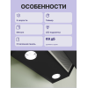 Наклонная вытяжка 400 м³/ч, 60 см, черная с сенсорным управлением - купить в интернет-магазине