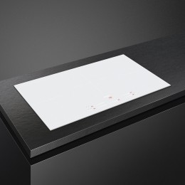 Варочная панель SMEG SI2M7953DW, 90 см, 5 конфорок, Multizone, защита от перегрева, белое стекло.