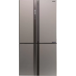 Холодильник Sharp/ Холодильник Sharp, отдельностоящий, ВхШхГ 183x89.2x77.1 см, объем 605 (394+211) л, No Frost, инверторный компрессор, ионизация воздуха, быстрое замораживание, быстрое охлаждение, дезодорирующая система, LED освещение, льдогенератор, эне