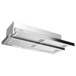 Встраиваемая вытяжка Korting KHP 9815 X, 90 см, 800 м3/ч, 3 режима, нерж. сталь, LED, 59 дБ
