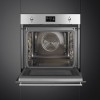 Встраиваемая электрическая духовка SMEG 60 см с СВЧ, 11 функций, паровая очистка, нержавеющая сталь - Коллекция Classica