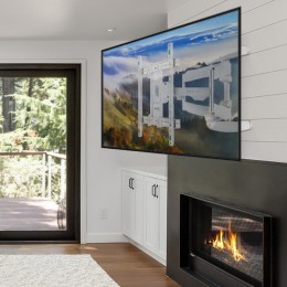 Кронштейн ONKRON M6L white 40-75 VESA до 400x600, наклон -5°/+8°, поворот ±140°, макс. нагрузка 45,5 кг.