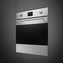 Встраиваемый духовой шкаф SMEG SO6302M2X, 60 см, СВЧ, нержавеющая сталь, 11 функций, паровая очистка.