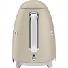 Чайник SMEG, Стиль 50-х г., 1.7 л , 2400 Вт, корпус из нержавеющей стали, цвет лунный свет