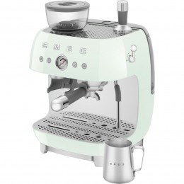 SMEG EGF03PGEU Кофемашина-эспрессо с кофемолкой, пастельный зеленый