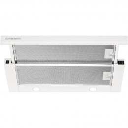 Встраиваемая вытяжка SLIMTURBO 60 GW, 1500 м³/ч, 3 скорости, отвод/рециркуляция, механическое управление, освещение 2х2 Вт.