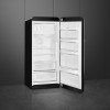 Холодильник SMEG/ Холодильник SMEG, ВхШхГ 1530х601х728 мм, отдельностоящий, стиль 50-х, однокамерный, внутренняя морозильная камера, объем 270 л, MultiFlow, инверторный компрессор, энергоэффективность С, цвет черный