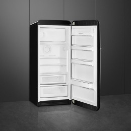 Холодильник SMEG/ Холодильник SMEG, ВхШхГ 1530х601х728 мм, отдельностоящий, стиль 50-х, однокамерный, внутренняя морозильная камера, объем 270 л, MultiFlow, инверторный компрессор, энергоэффективность С, цвет черный